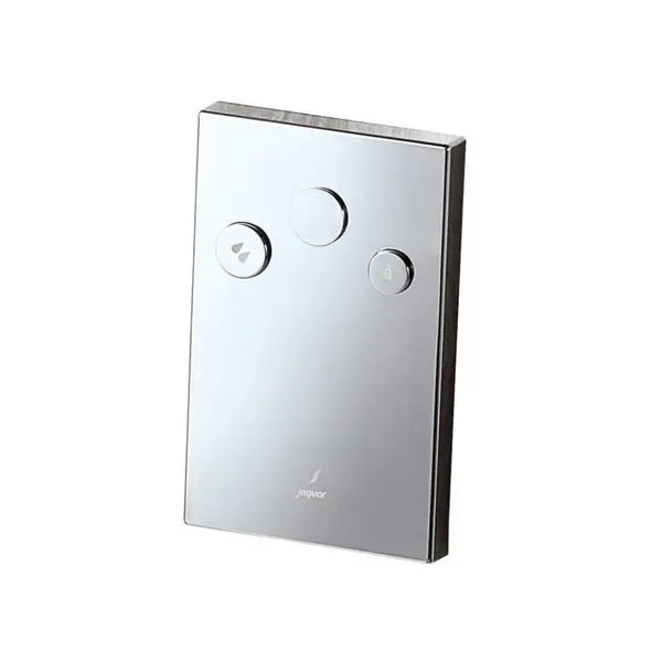 Jaquar Exposed Part Kit Of I Flush  Chrome Flv-1075Nk With Dual Flush Push Button Actuation & Control Stop Cock 1