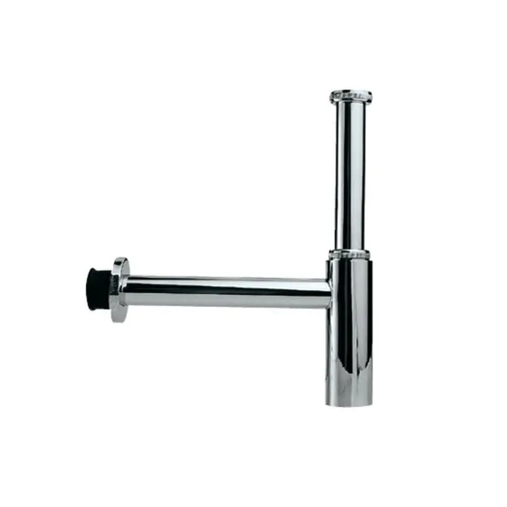 Jaquar  Allied  Bottle Trap Chrome Ald-769L250x190 32Mm Size With 250Mm & 190Mm Long Wall Connection Pipes & Wall Flange 1