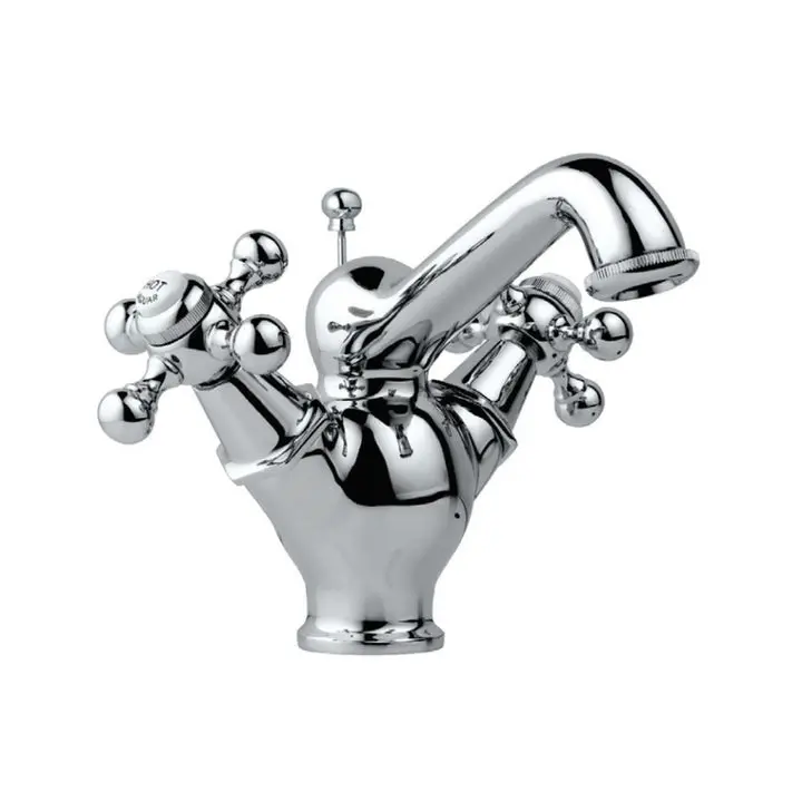 Jaquar Queen’S Monoblock Basin Mixer With Popup Waste Qqt-Chr-7167B 1