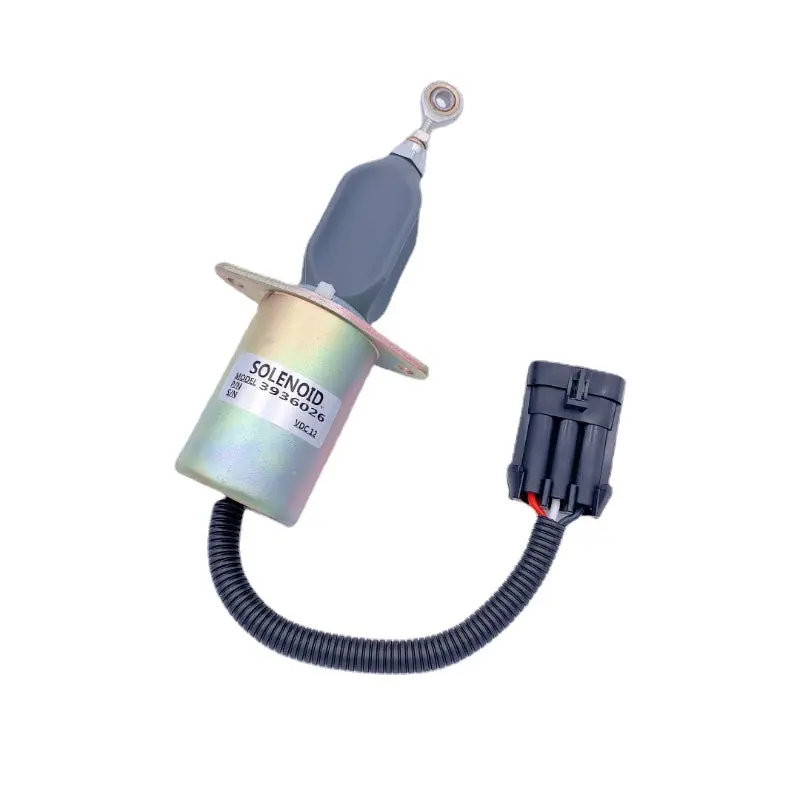 12V 3936026 3935649 Sa-4767-12 Flameout Solenoid Switch Fits For Cummins 6Ct Excavator 1
