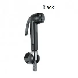 Essco Allied Hand Shower (Health Faucet) (Abs Body) With 1.2 Meter Long Pvc Tube & Wall Hook Ale-Blk-583 1