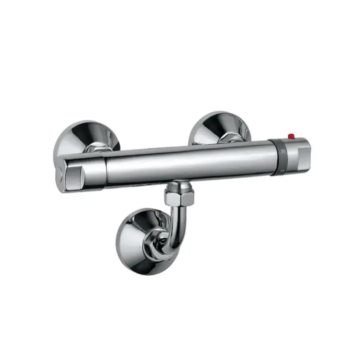 Jaquar Eko Thermosatic Shower Valve Eko-33673Lwr With 115Mm Long Bend Pipe On Lower Side, Wall Mounted 1