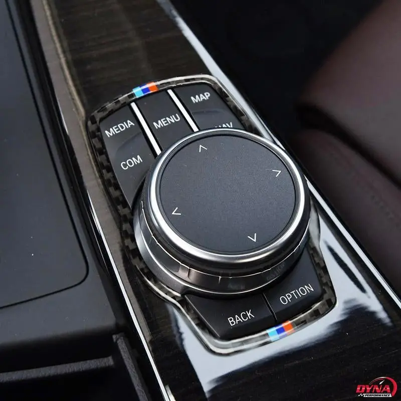 Dynacarbon™️ Carbon Fiber Multimedia Frame Trim Overlay For Bmw F10 F20 F22 F30 F32 F34 F07 F25 F26 F15 F16 1