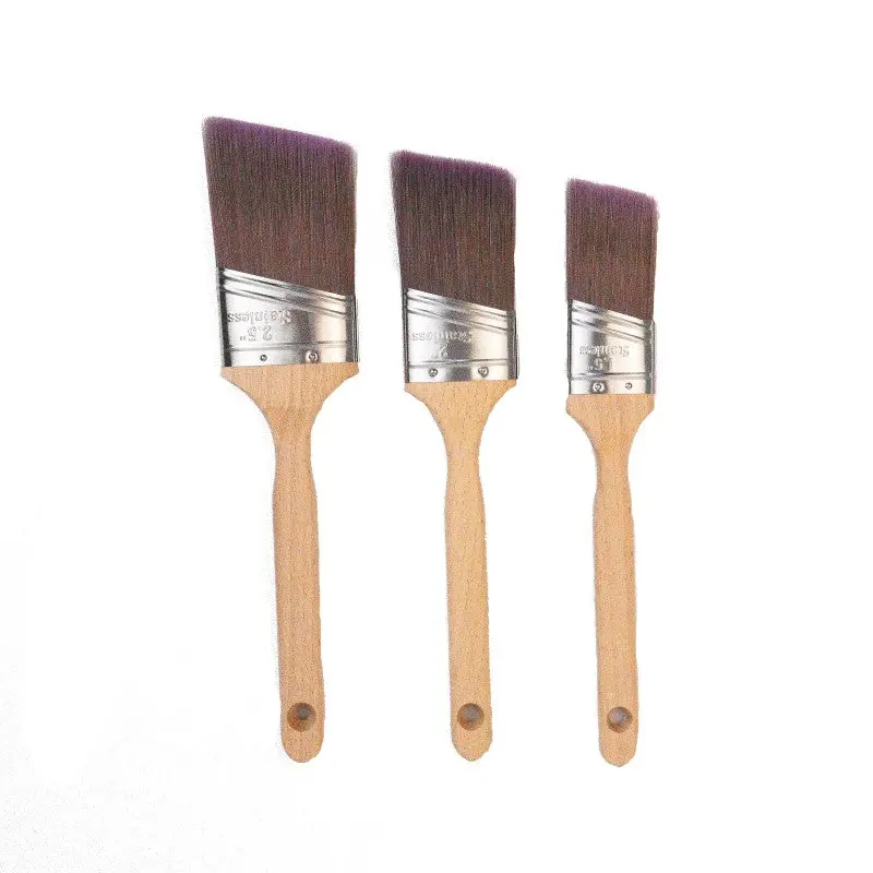 Arroworthy Classic Semi-Oval Angled Long Handle Brush 1