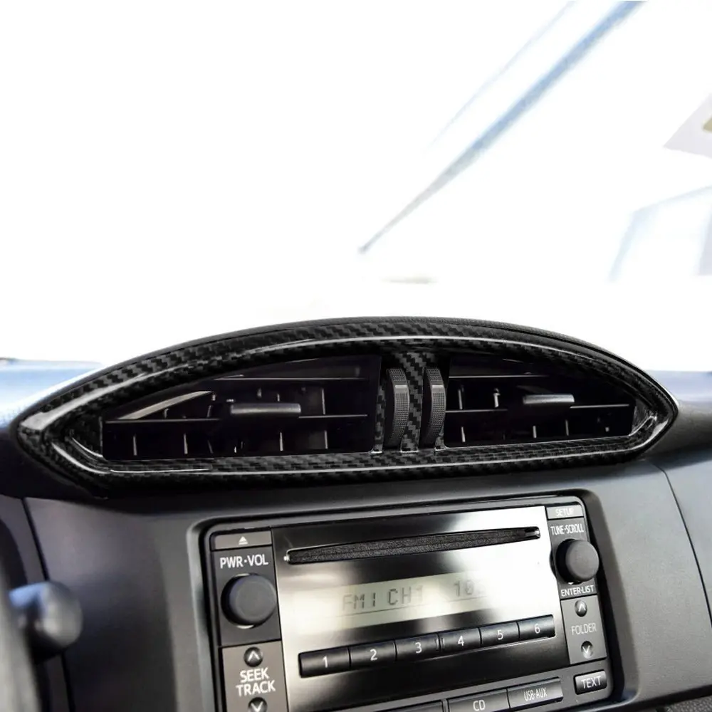 Dynacarbon™️ Hard Carbon Central Control Air Outlet Cover For Subaru Brz / Toyota 86 2013-2020 1