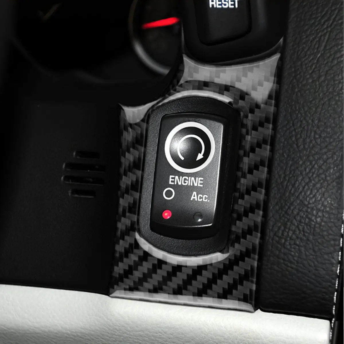 Dynacarbon™ Carbon Fiber Ignition Switch Trim For Corvette C6 2005-2007 1