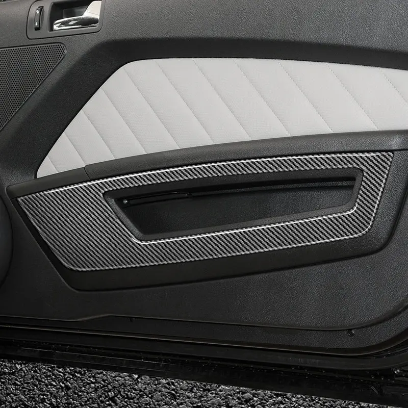 Dynacarbon™ Front Door Panel Trim For Ford Mustang 2010-2014 1