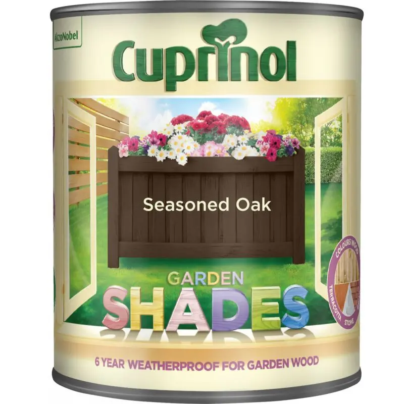 Cuprinol Garden Shades Wood Paint - Seasoned Oak 1