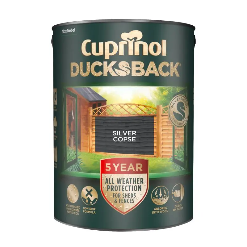 Cuprinol 5 Year Ducksback Fence & Shed Treatment - Silver Copse 1