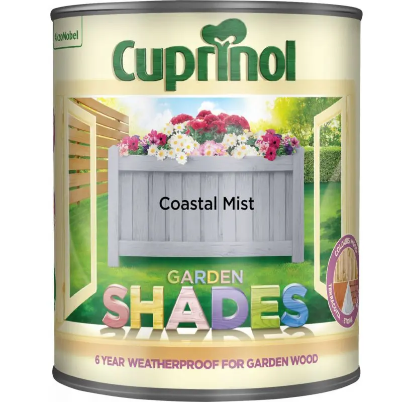 Cuprinol Garden Shades Wood Paint - Coastal Mist 1
