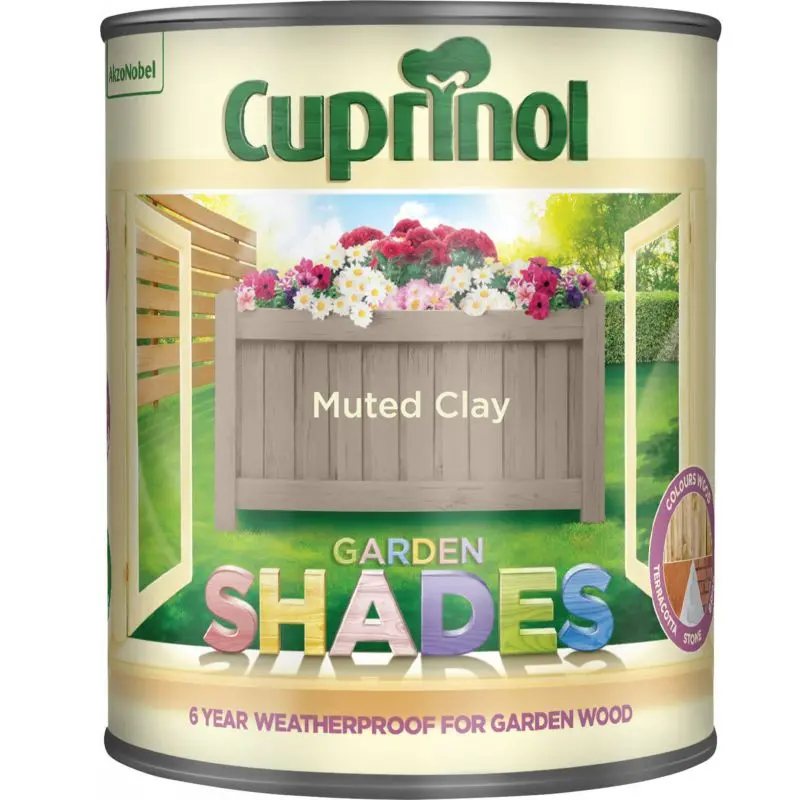 Cuprinol Garden Shades Wood Paint - Muted Clay 1