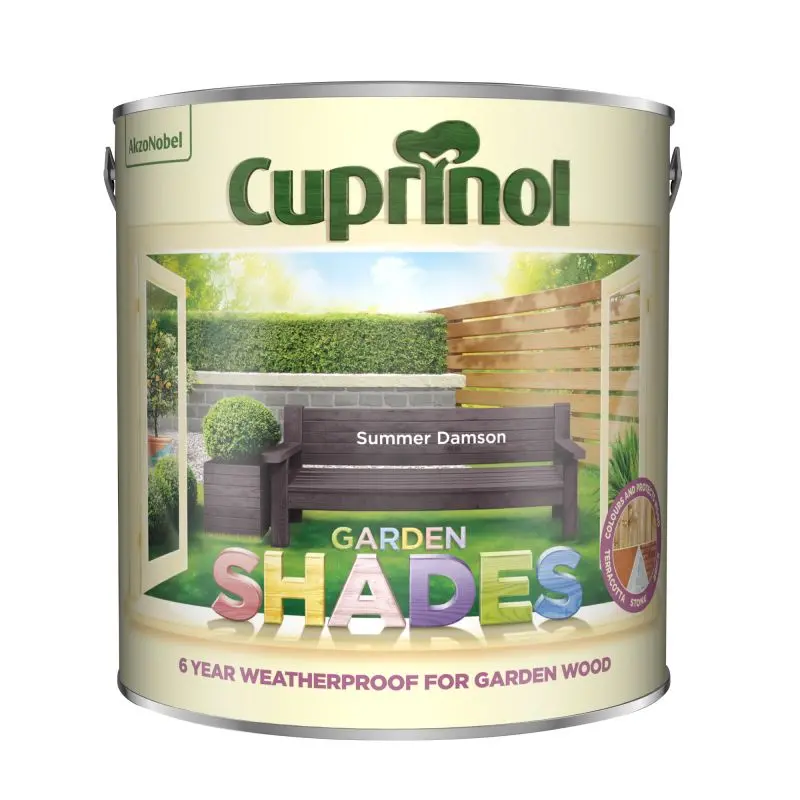 Cuprinol Garden Shades Wood Paint - Summer Damson 1