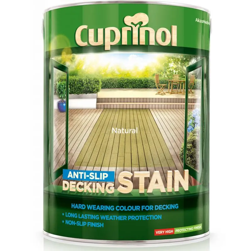 Cuprinol Anti-Slip Decking Stain - Natural 1