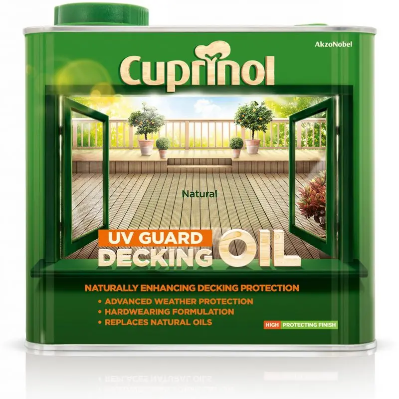 Cuprinol Uv Guard Decking Oil - Natural 1