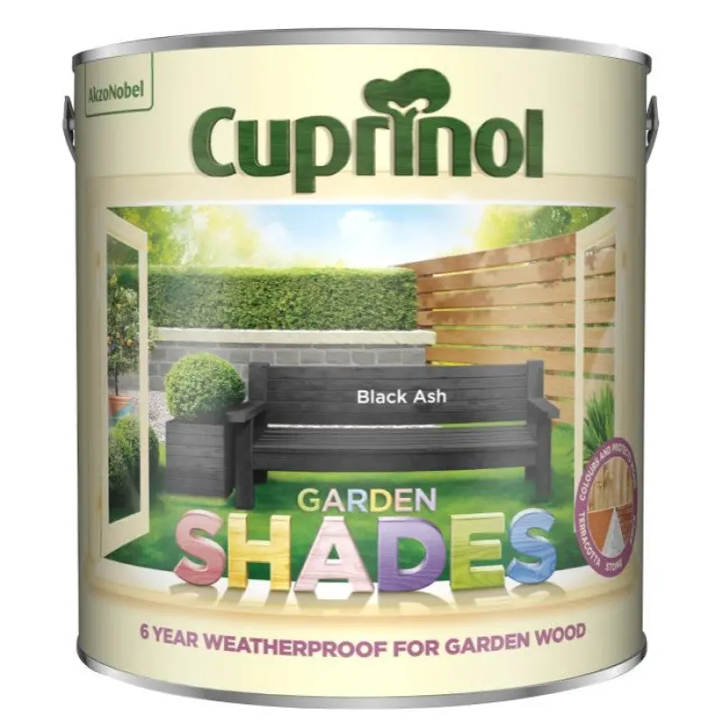 Cuprinol Garden Shades Wood Paint - Black Ash 1