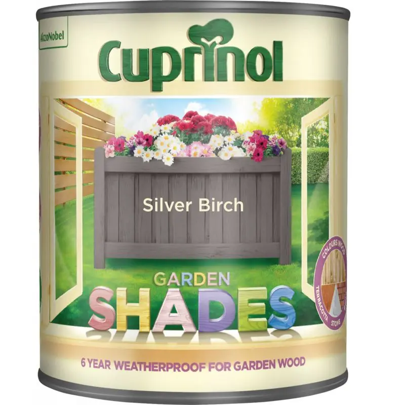 Cuprinol Garden Shades Wood Paint - Silver Birch 1