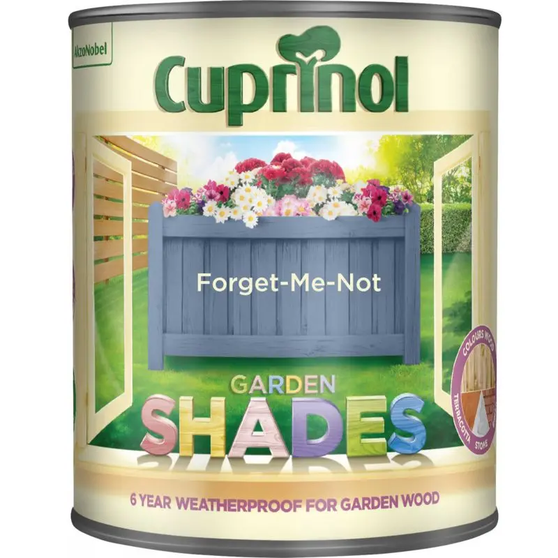 Cuprinol Garden Shades Wood Paint - Forget Me Not 1