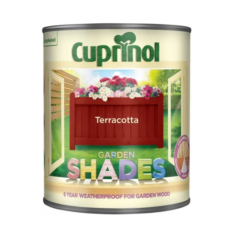 Cuprinol Garden Shades Wood Paint - Terracotta 1