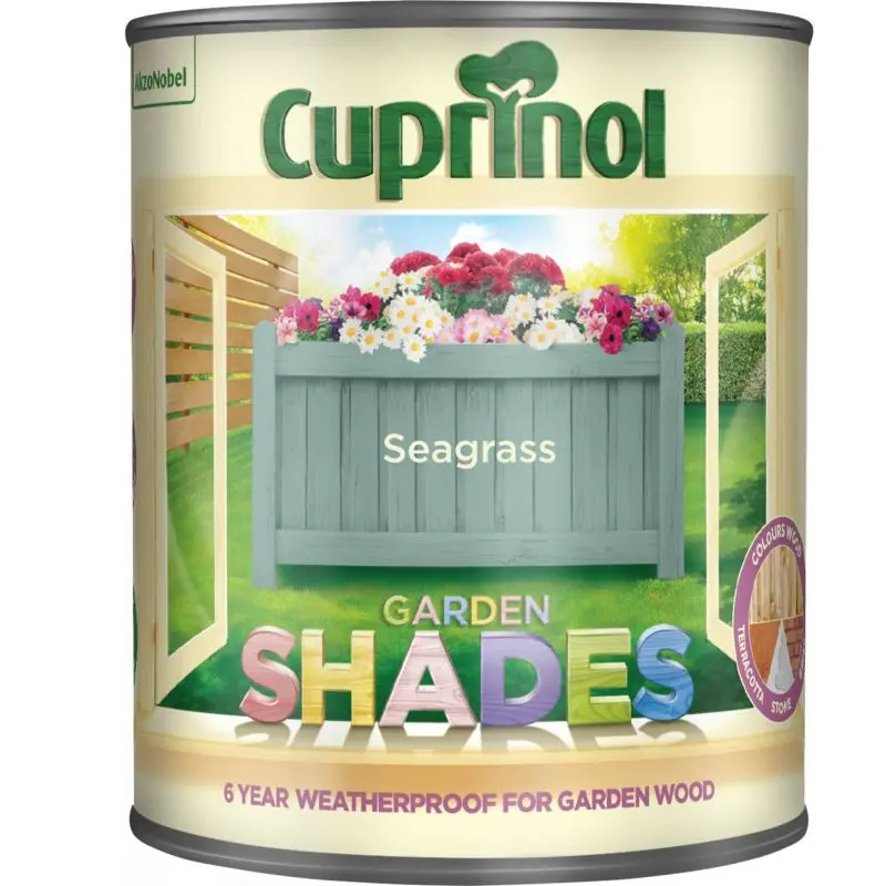 Cuprinol Garden Shades Wood Paint - Seagrass 1