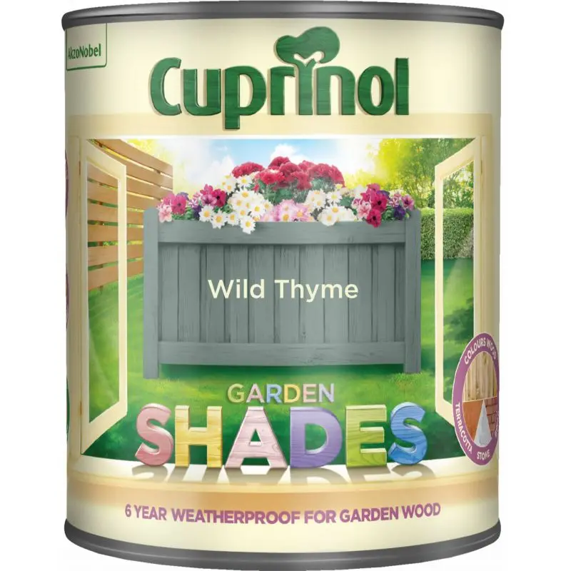 Cuprinol Garden Shades Wood Paint - Wild Thyme 1