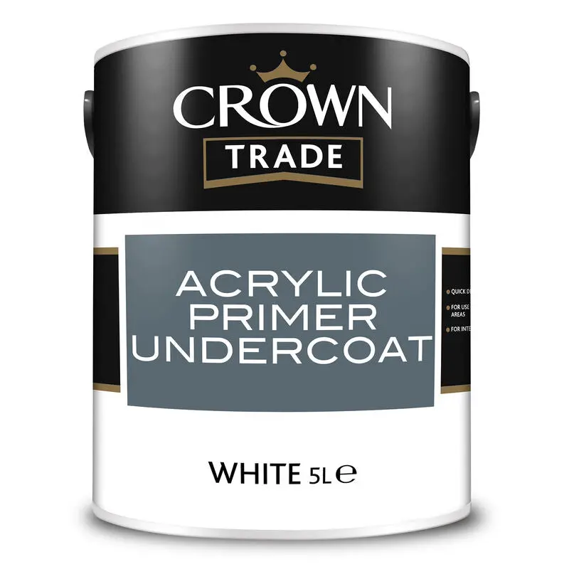 Crown Trade Acrylic Primer Undercoat - White 2