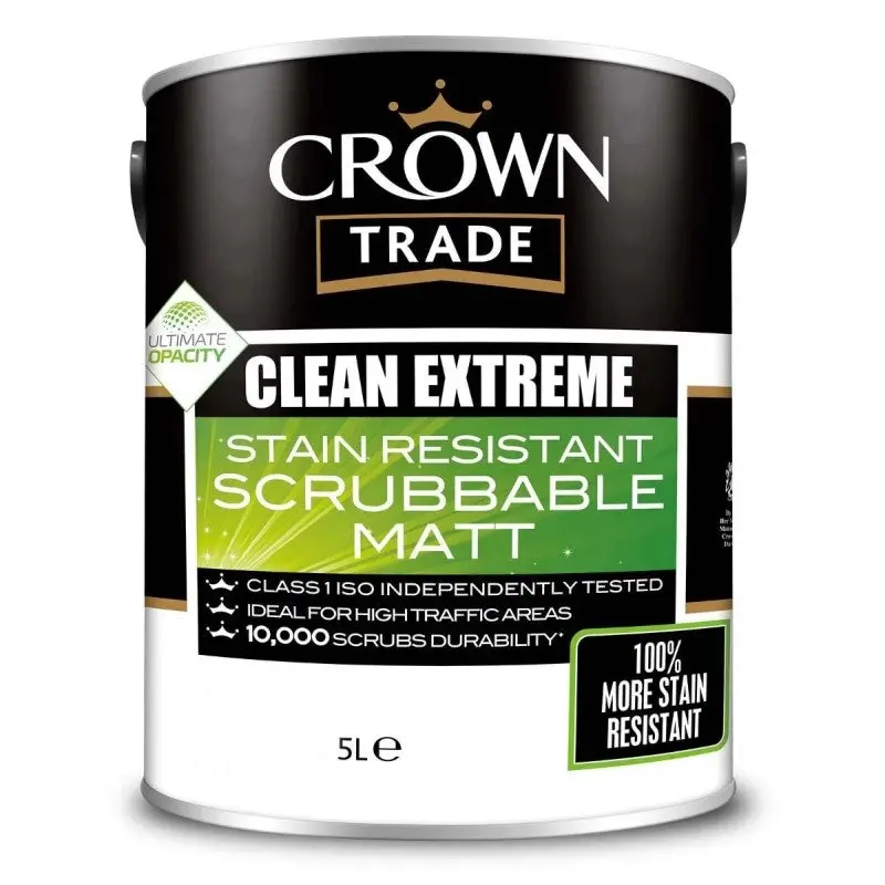Crown Clean Extreme Matt- Designer Colour Match Paint - Ntb201 2.5L 2