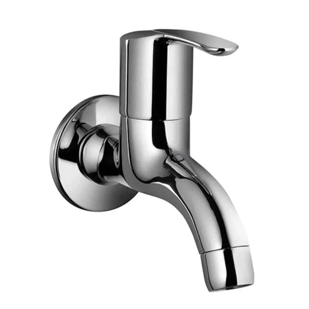 Essco Cosmo  Bib Cock  With Wall Flange Suitable For: Home, Kitchen, Bathroom Cos-Chr-103037 1