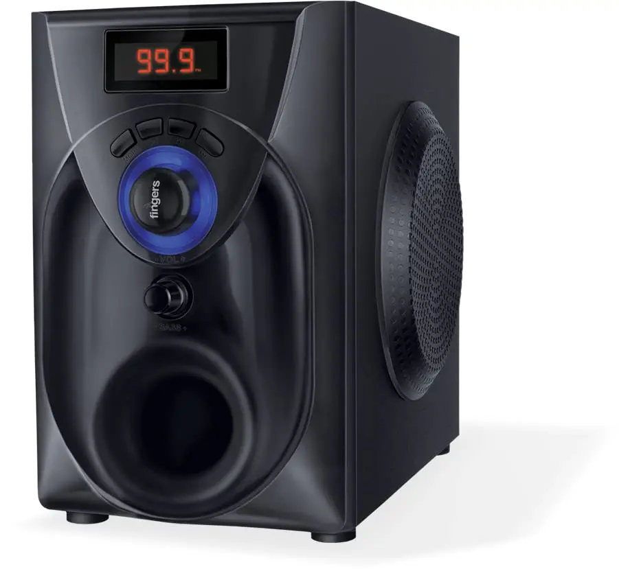 Fingers Challenger 2.1 Speaker (18 W Stereo Powerful Bass Bluetooth, Fm, Usb, Sd, Aux (Rca)  Remote Control) 1