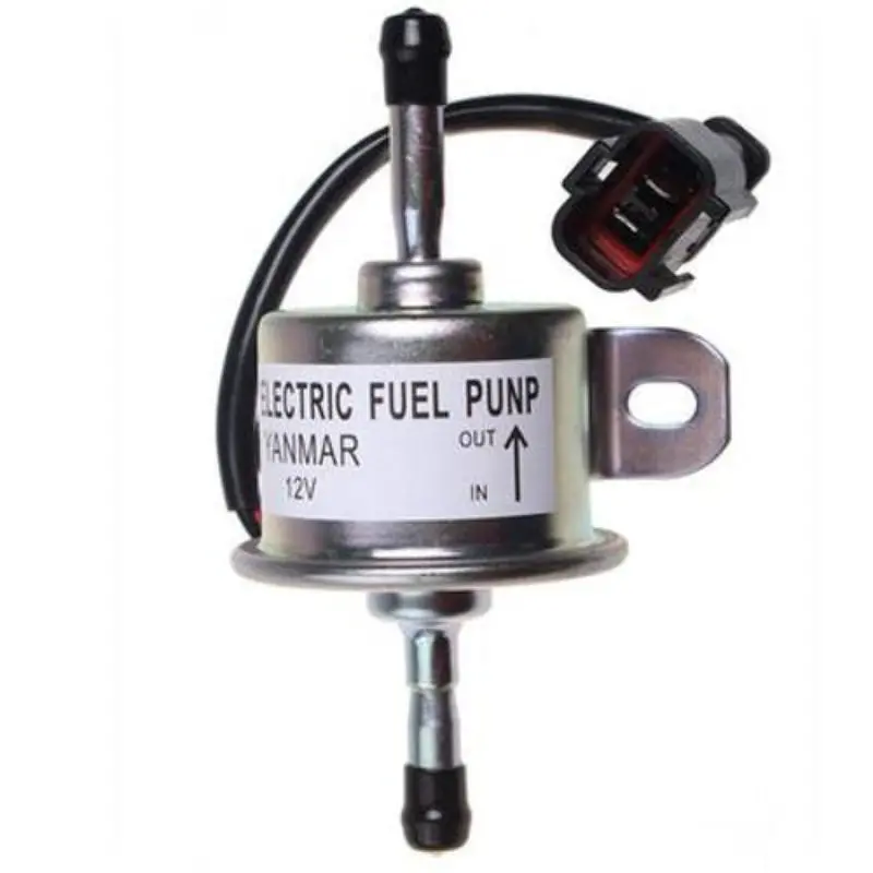 12V Am876207 Fuel Pump With White Plug For John Deere 332 430 655 756 990 2020 2720 3120 4005 1023E 2027R 1
