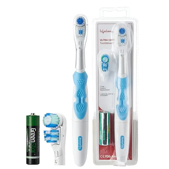 Lifelong Lldc45 Ultra Care Battery Operated Toothbrush 1