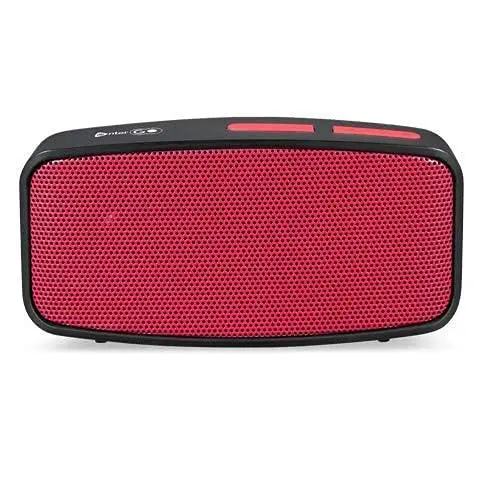 Enter-Go - Boomer Brick - Hd Stereo Sound Bluetooth Speaker With Usb Mode, Tf Card, Fm Radio And Aux (Red) 1
