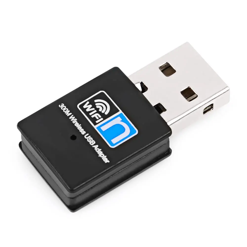 Hammok 300Mbps Usb 2.0 Wifi Adapter, Wireless Lan Network Card Adapter, Wifi Dongle For Desktop Laptop Pc Windows 1