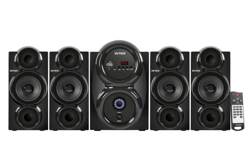 Intex Shine Fmub 4.1 Ch 65W Bluetooth Home Theatre Speakers 1