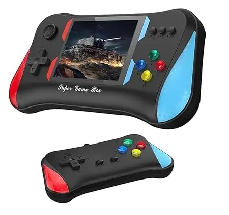X7m Kids' 500-In-1 Retro Sup Portable Game Box With A 3.5-Inch Large Screen And Tv Support, A Portable Retro Gaming Console, And A Variety Of Games Like Mario And Contra 1