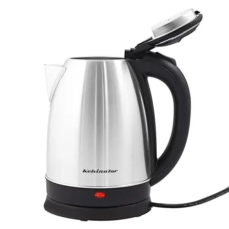 Kelvinator Keks00118, 1.8 Liters, 1200 Watts, Stainless Steel Interior Electric Kettle 1