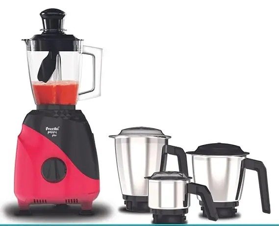 Preethi Peppy Plus 4 Jars Mixer Grinder 750W 1
