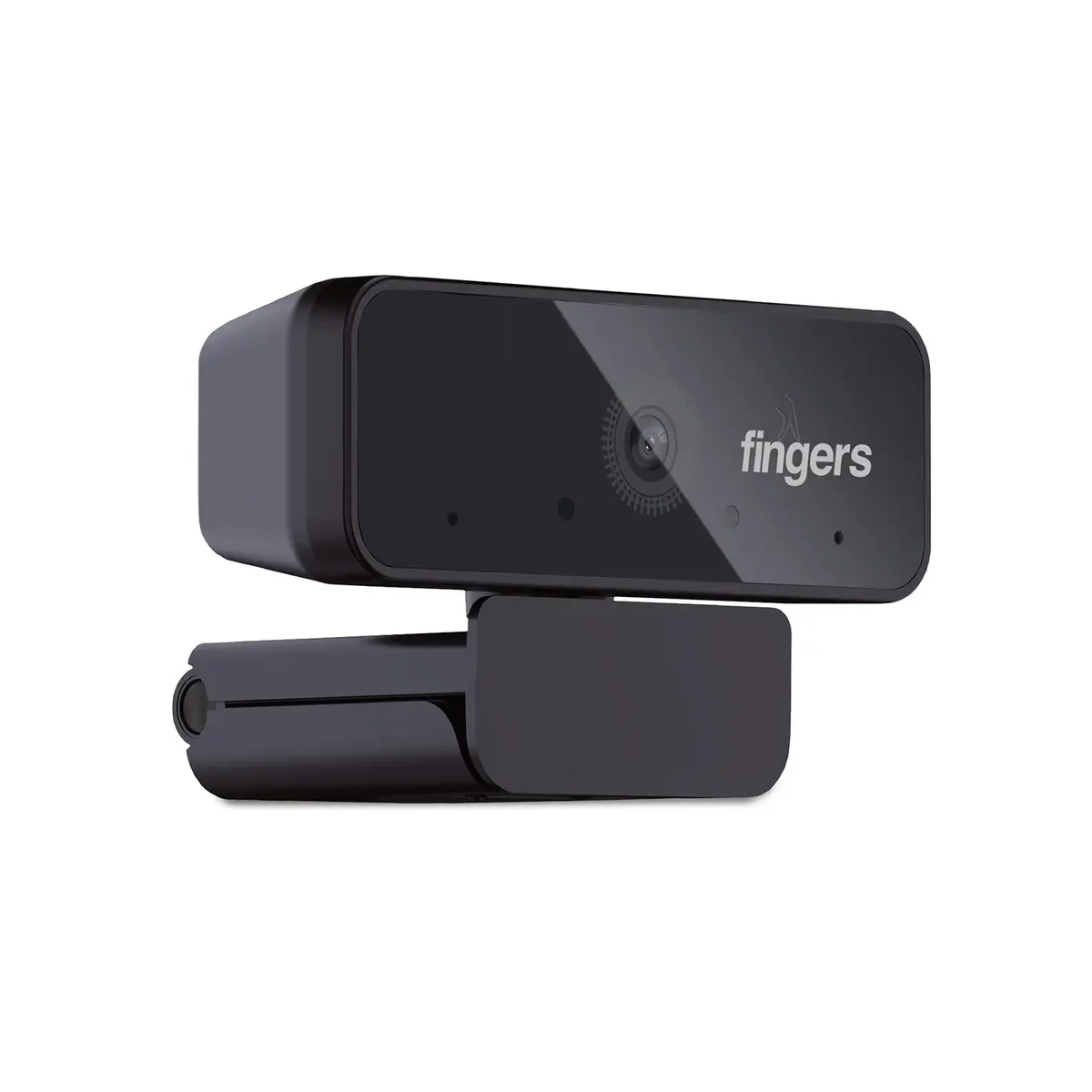 Fingers 1080 Hi-Res Webcam With 1080P Wide Angle Lens And Built-In Mic For Pc Desktops And Laptops - Hd Video Calling & Recording With Up To 1920 X 1080 Pixels 1