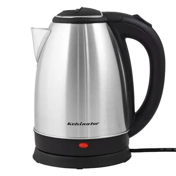 Kelvinator Keks00118, 1.8 Liters, 1200 Watts, Stainless Steel Interior Electric Kettle 1