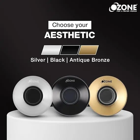Ozone Ozfl-55-Ba;Ck Fingerprint Access Automatic Locking System Smart Digital Furniture Lock 2