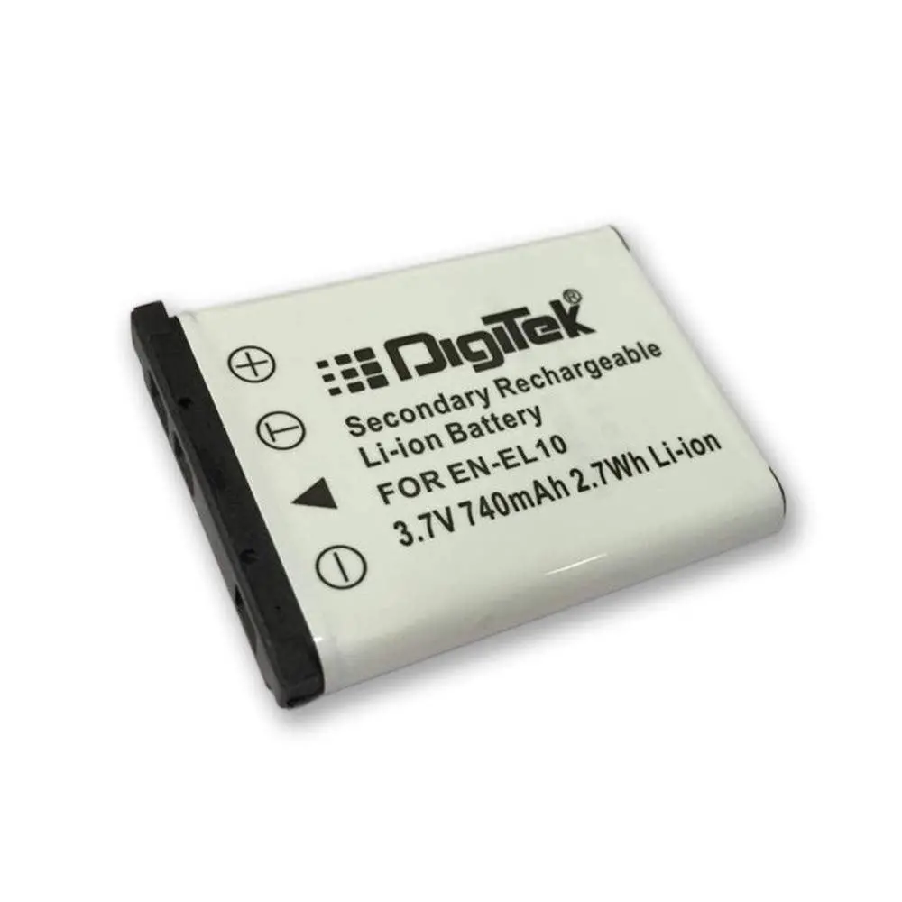 Digitek En-El10 740Mah Li-Ion Rechargeable Battery For Cameras (6 Month Warranty) 1