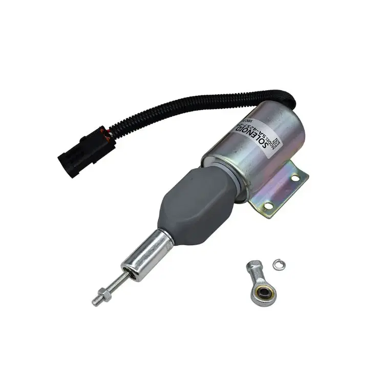 Diselmart 24V Sa-4257-24 3926412 Fuel Shutdown Solenoid Valve Fits For Cummins 6Ct Engine 1