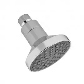 Essco Overhead Shower 80Mm Dia Round Shape Single Flow  With Rubit Cleaning System  Eos-Chr-541Rb 1