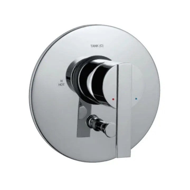 Jaquar Fonte Single Lever 3 Inlet Divertor Fon-40193K Chrome Consisting Of Operating Lever, Wall Flange (With Seal) & Button Only 1