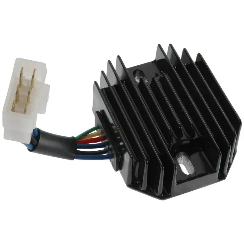 12V 6 Wire 19267-64601 Voltage Rectifier Regulator Fits For Kubota Tractor B1700 B2100 B2400 B1550 B1750 B20 B2150 B6200 B9200 1