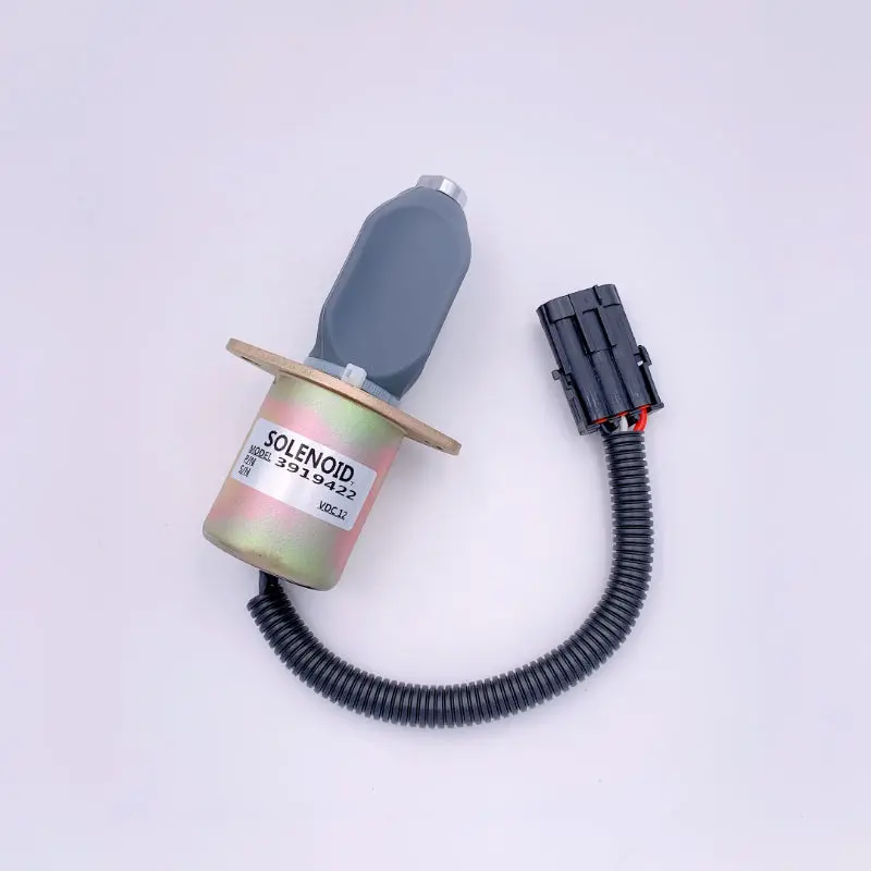 24V 3919423 3931196 Shutoff Solenoid Fits For Cummins Kubota Super Mini 4Hp Engine 1