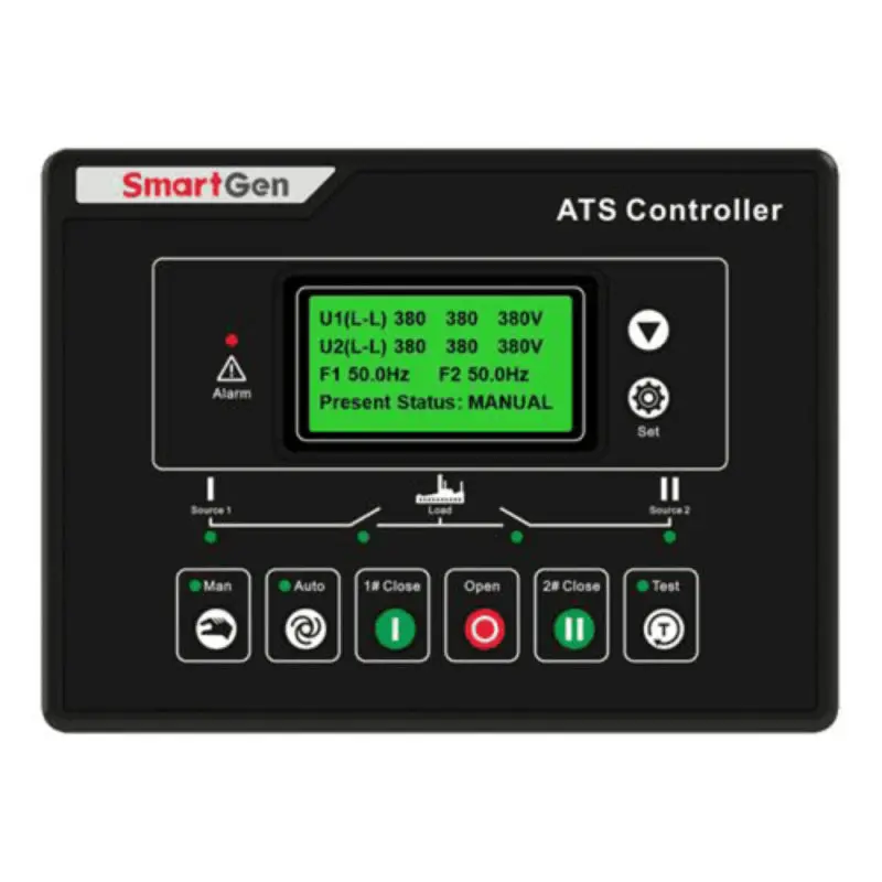 Hat600ni Ats Controller, Dc + Ac Current/Power Detection And Display For Smartgen 1