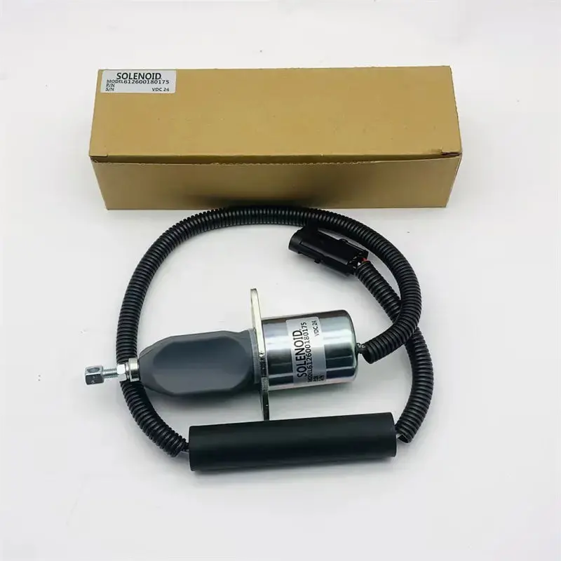 24V 612600180136 Stop Solenoid Fuel Shut Down Solenoid Cut Off Solenoid Fits For Engine 2