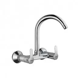 Essco Cosmo Sink Mixer With Swinging Spout Faucet  With Connecting Legs & Wall Flanges Cos-Chr-103309N 1