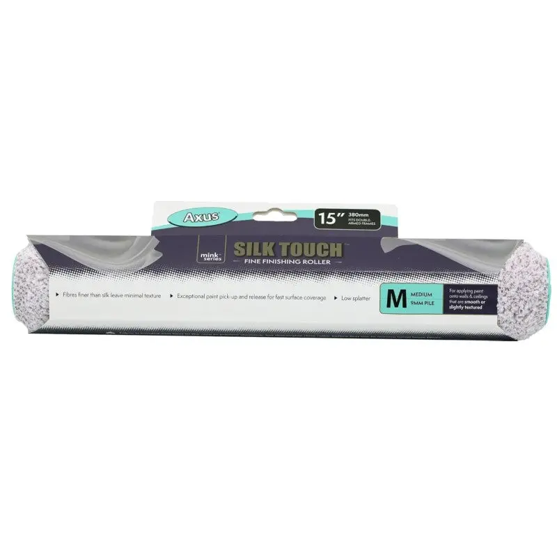 Axus Silk Touch 15" Roller Sleeve - Medium Pile 1