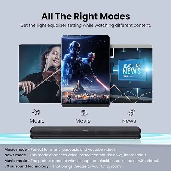 Portronics Sound Slick 6 60W Bt Wireless Soundbar 1